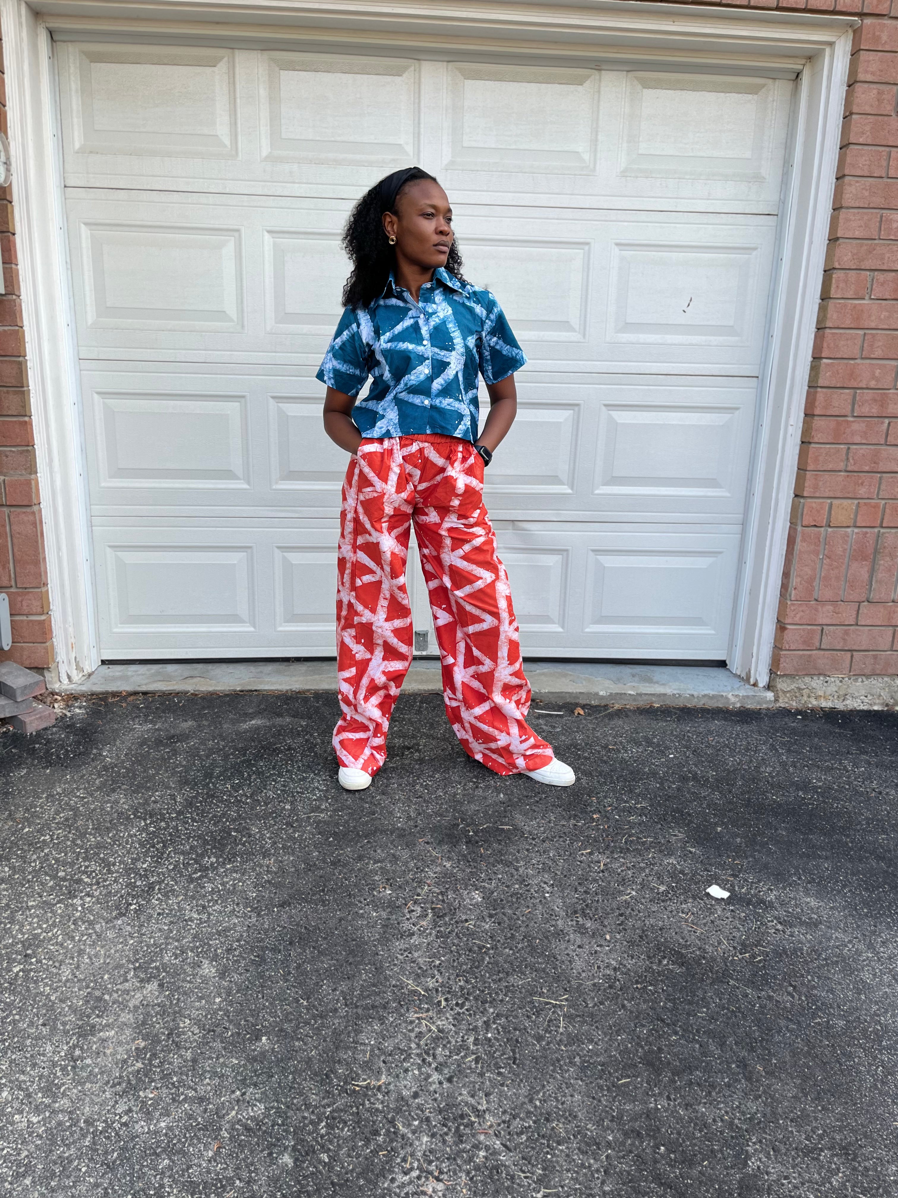 Tito Adire Pant Set