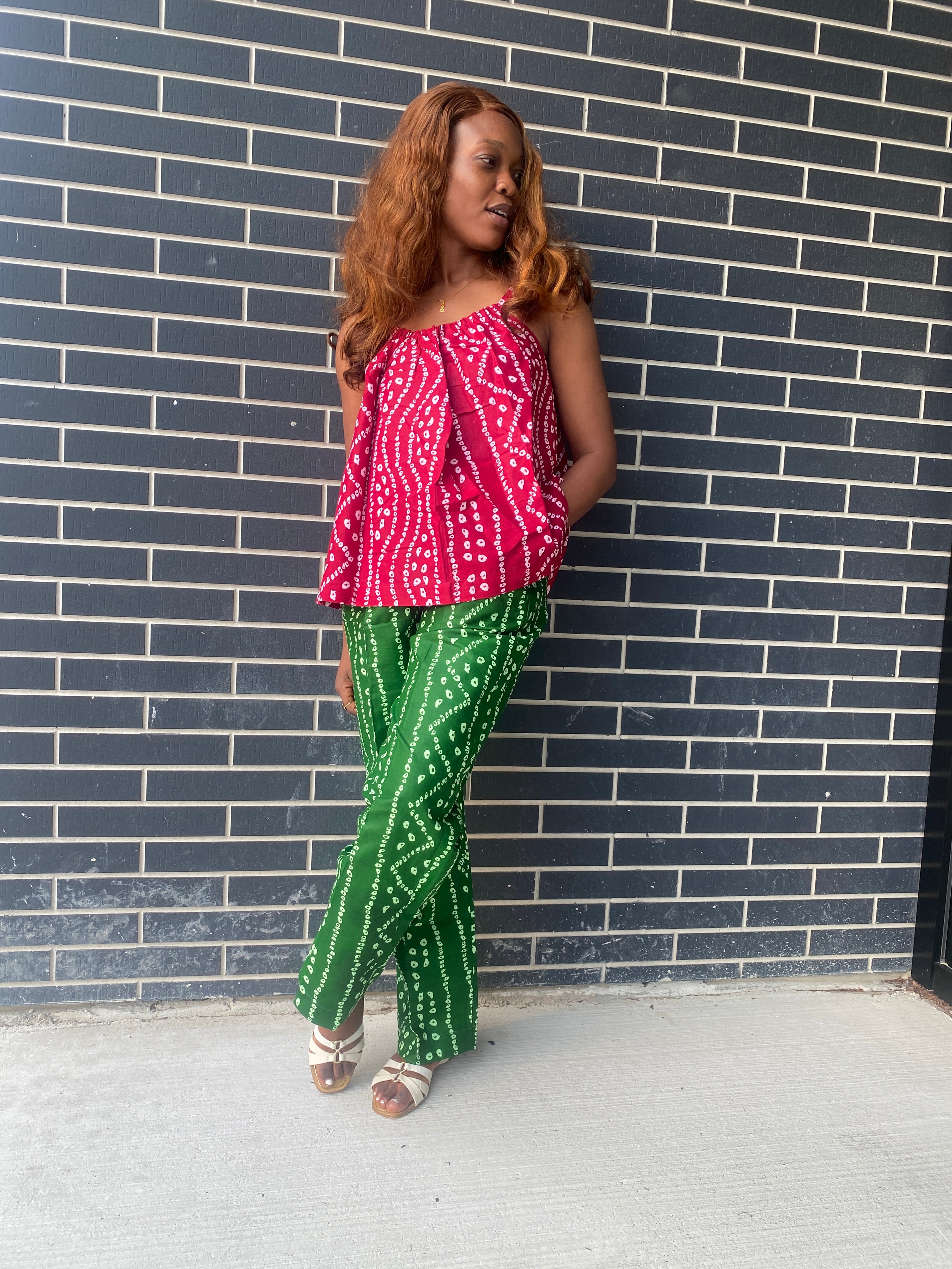 Lolly Adire Pant Set