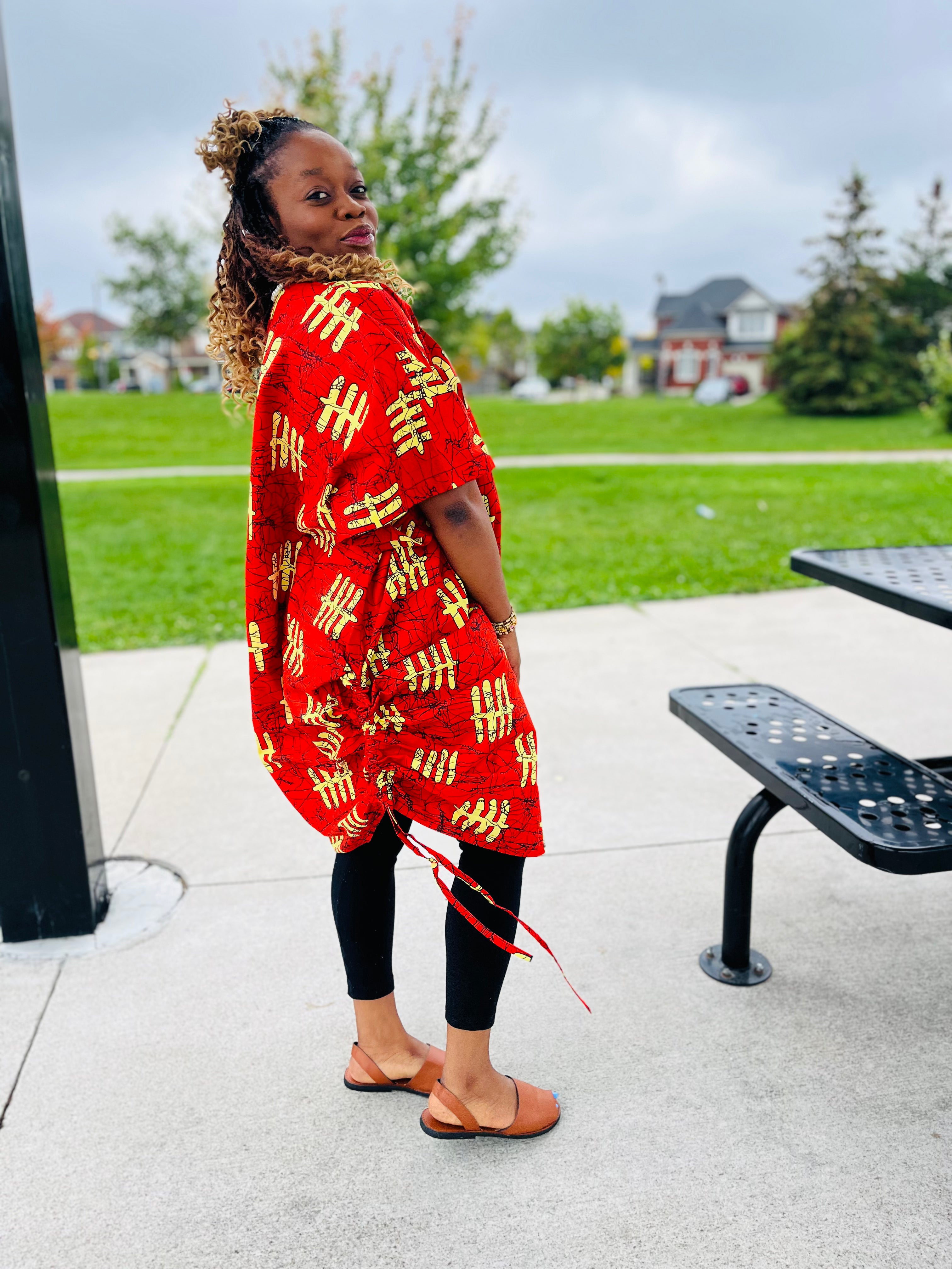 Amina Ankara Kimono Jacket