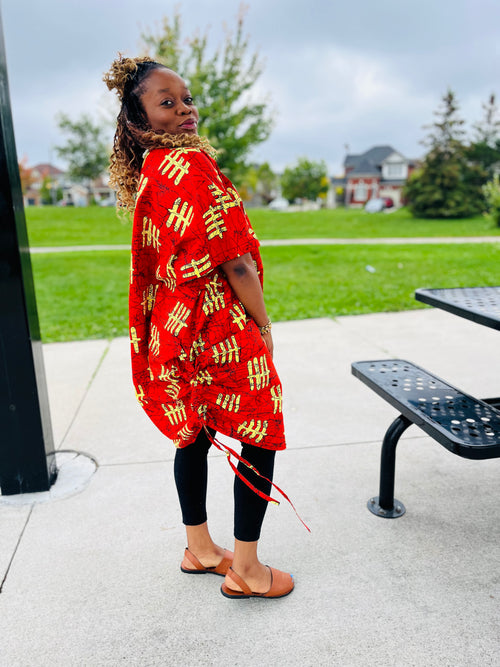 Amina Ankara Kimono Jacket