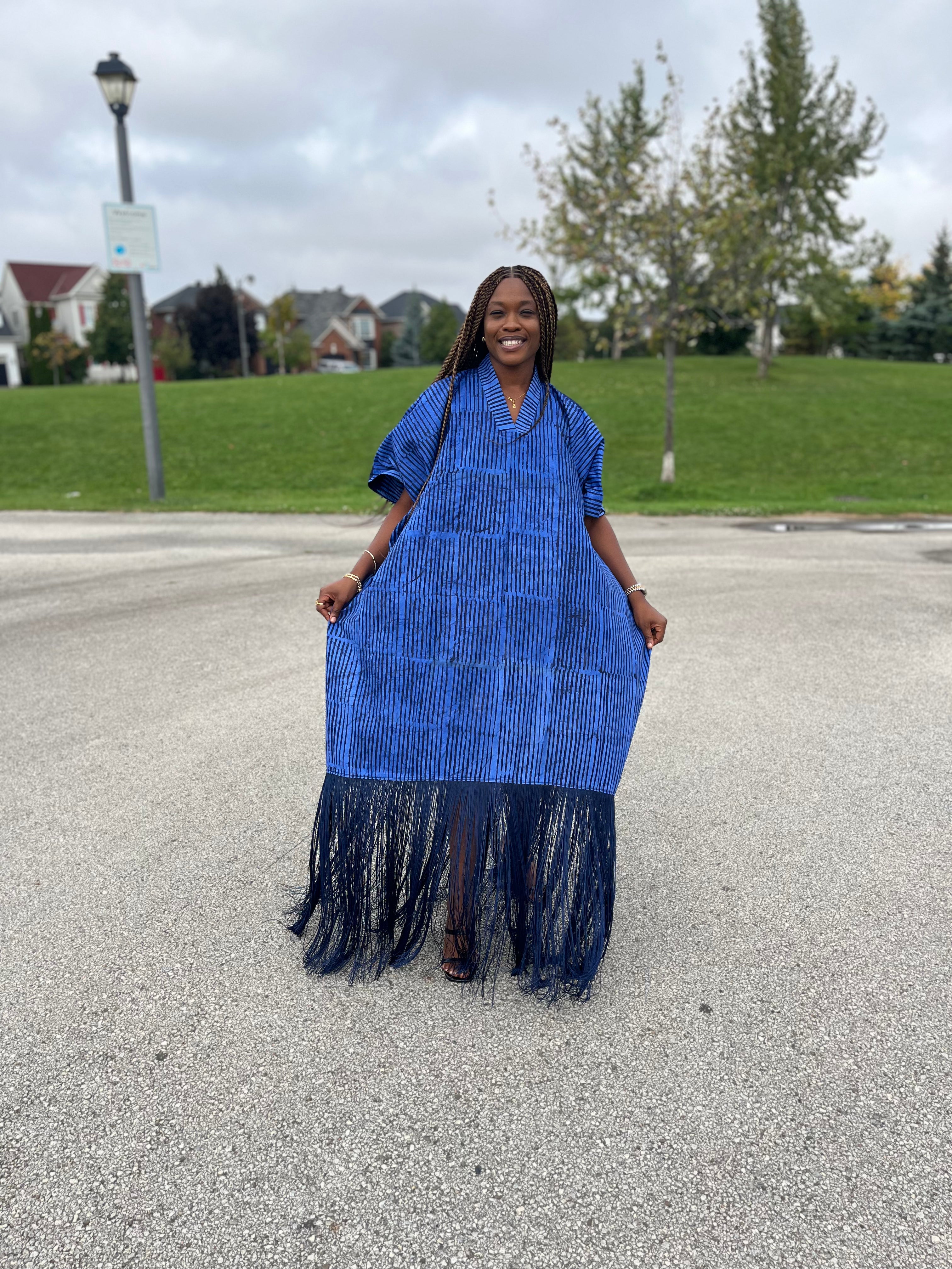 Adaeze Bubu Gown with Fringes